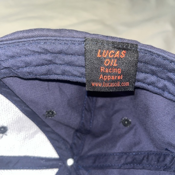 Lucas Racing Event Winner Adjustable Strapback Hat Lucas Oil Baseball Cap Gym - Picture 7 of 16